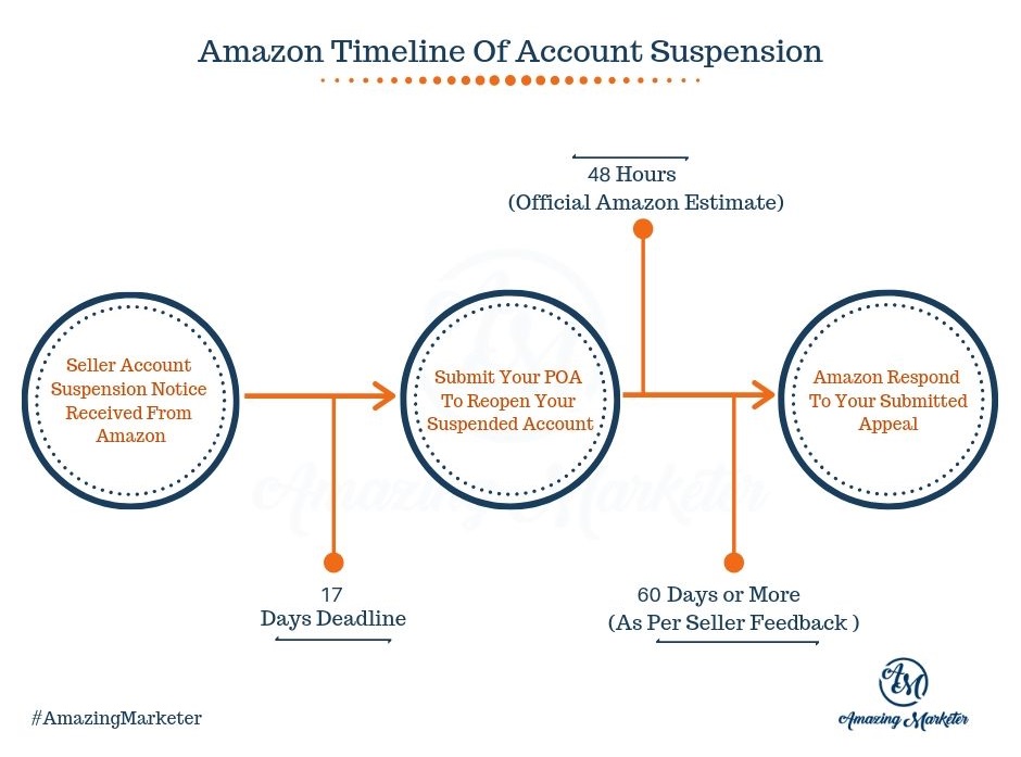 Timeline of Amazon Seller Account Suspension Appeal