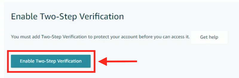 7. Enable 2 step verfication for Amazon Seller Login