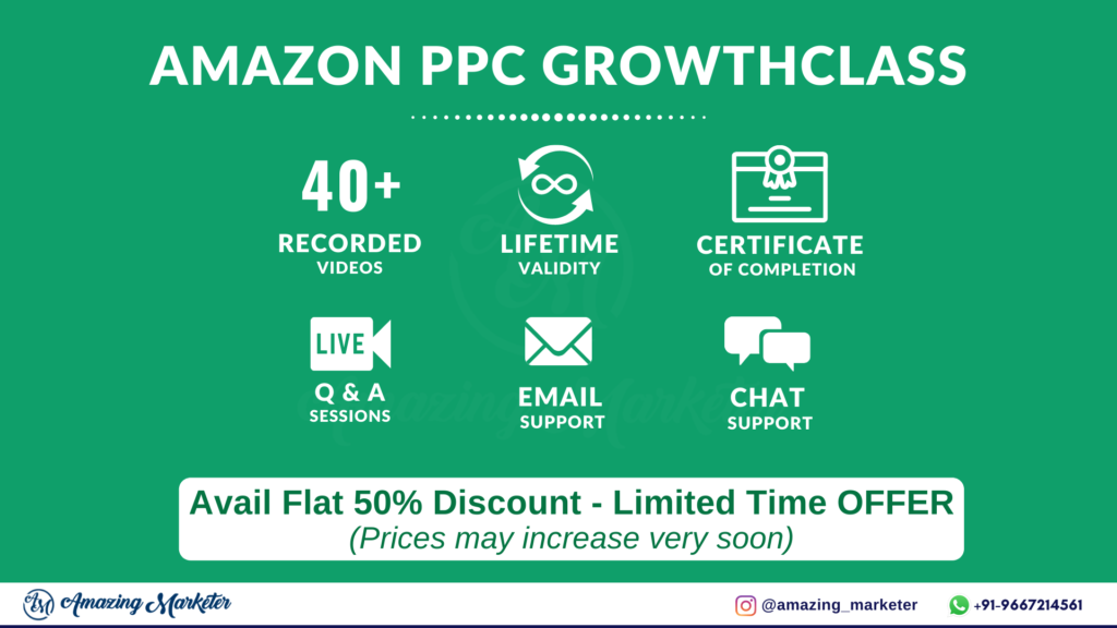 Amazon PPC Growth Class - Best Amazon PPC Training Course