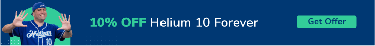 Helium 10 latest discount offer Jan 2025