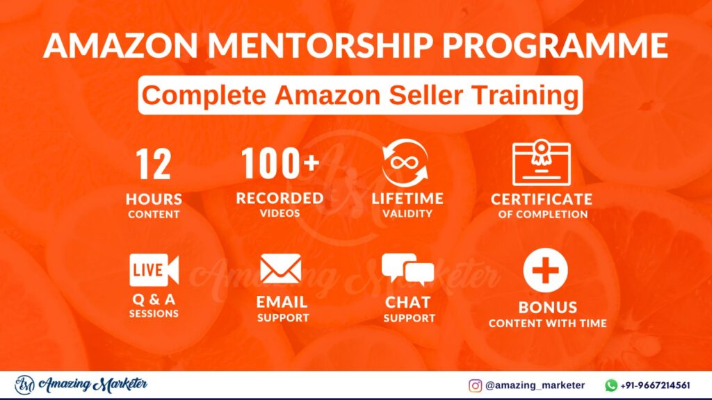 Amazon Mentorship Program - Best Complete Amazon SellerTraining Program by Amazing Marketer